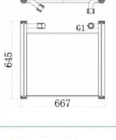 P/N: YY05P00004S010 — KOBELCO SK135SR iş makinesi radyatörü
