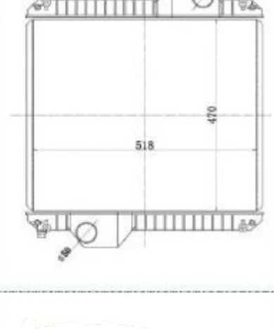 P/N: 332/C8935 — OTHERS JCB iş makinesi radyatörü